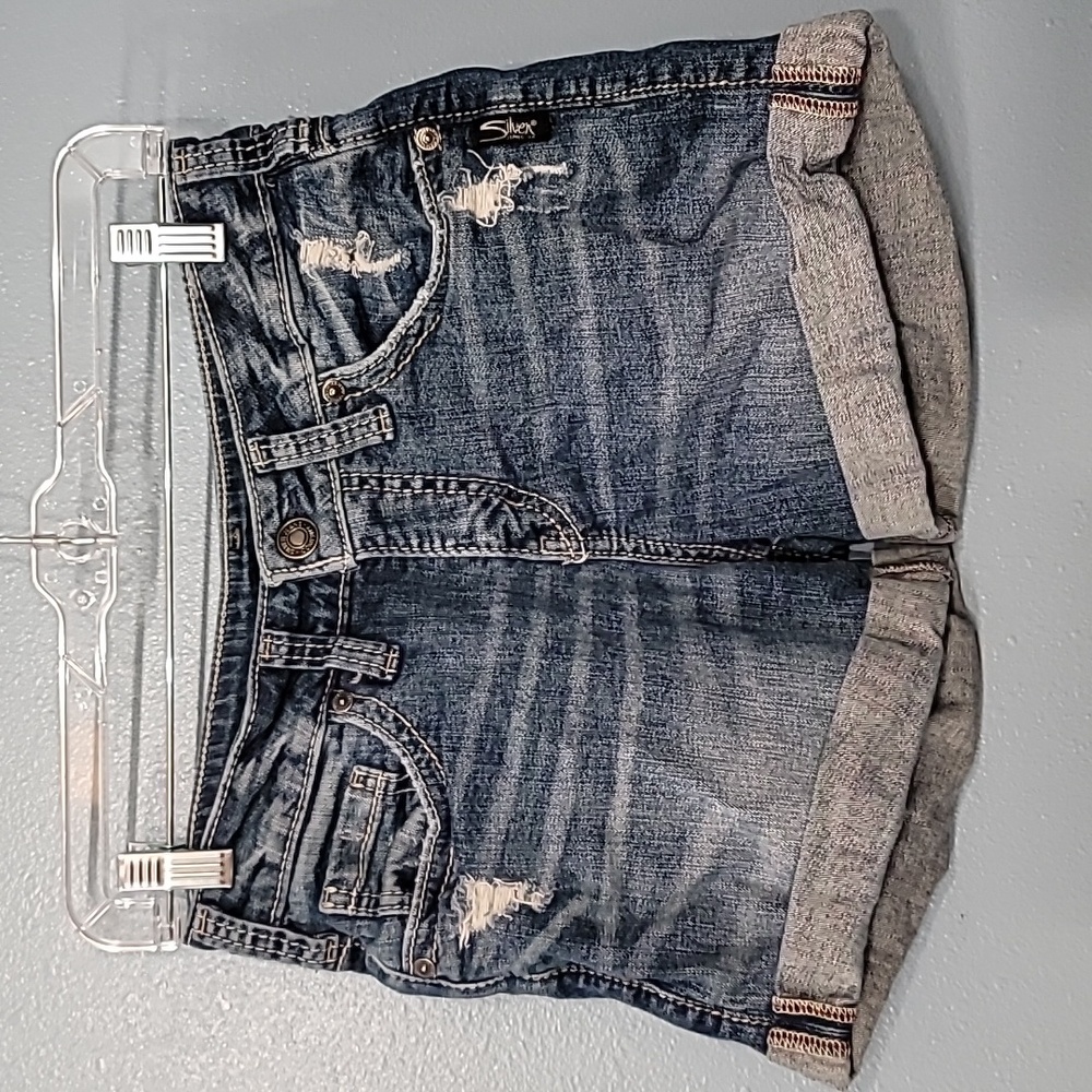 Boyfriend Denim Shorts sz 26